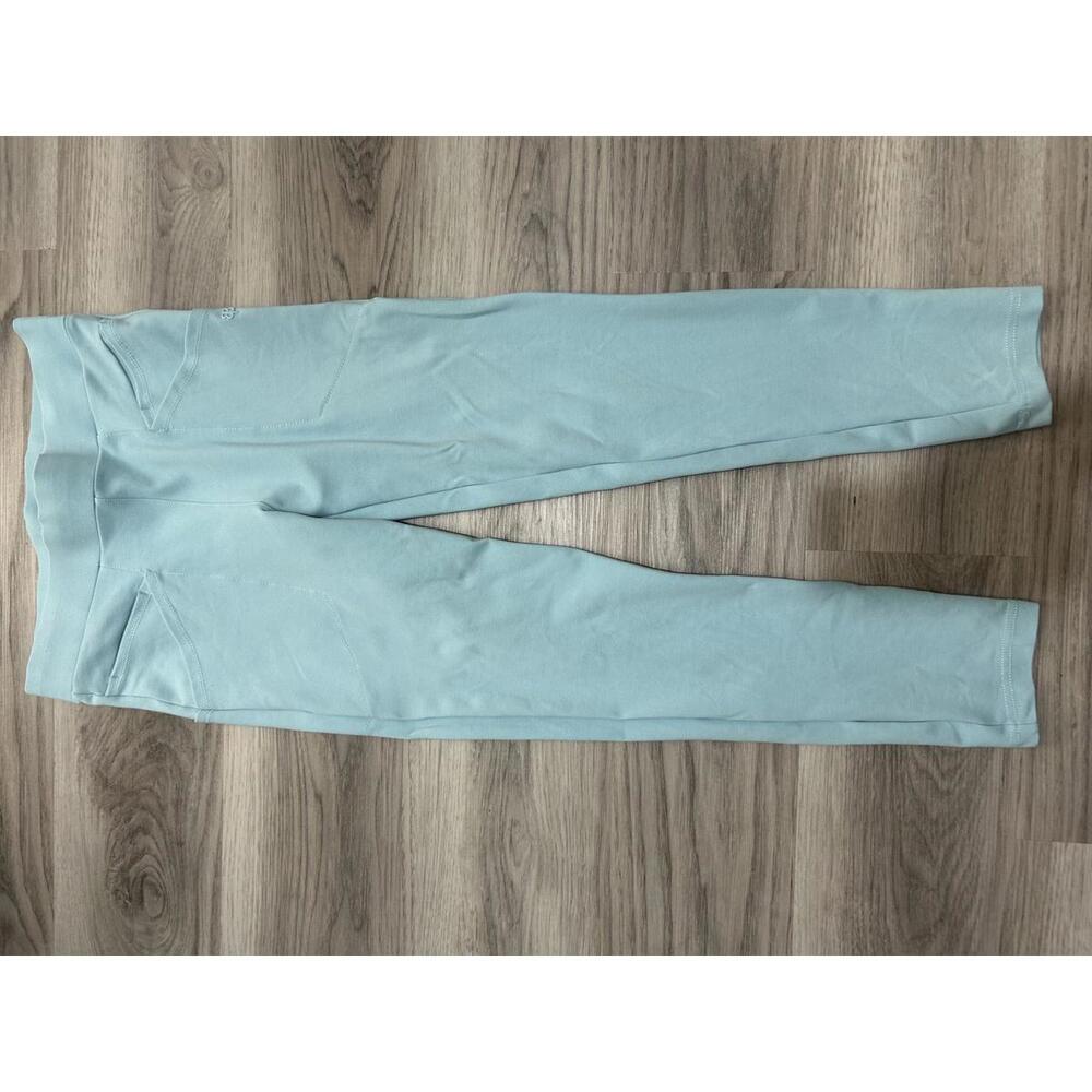 Athletic Knit Sportswear Gym Betabrand Women's Light Blue Leggings Size M